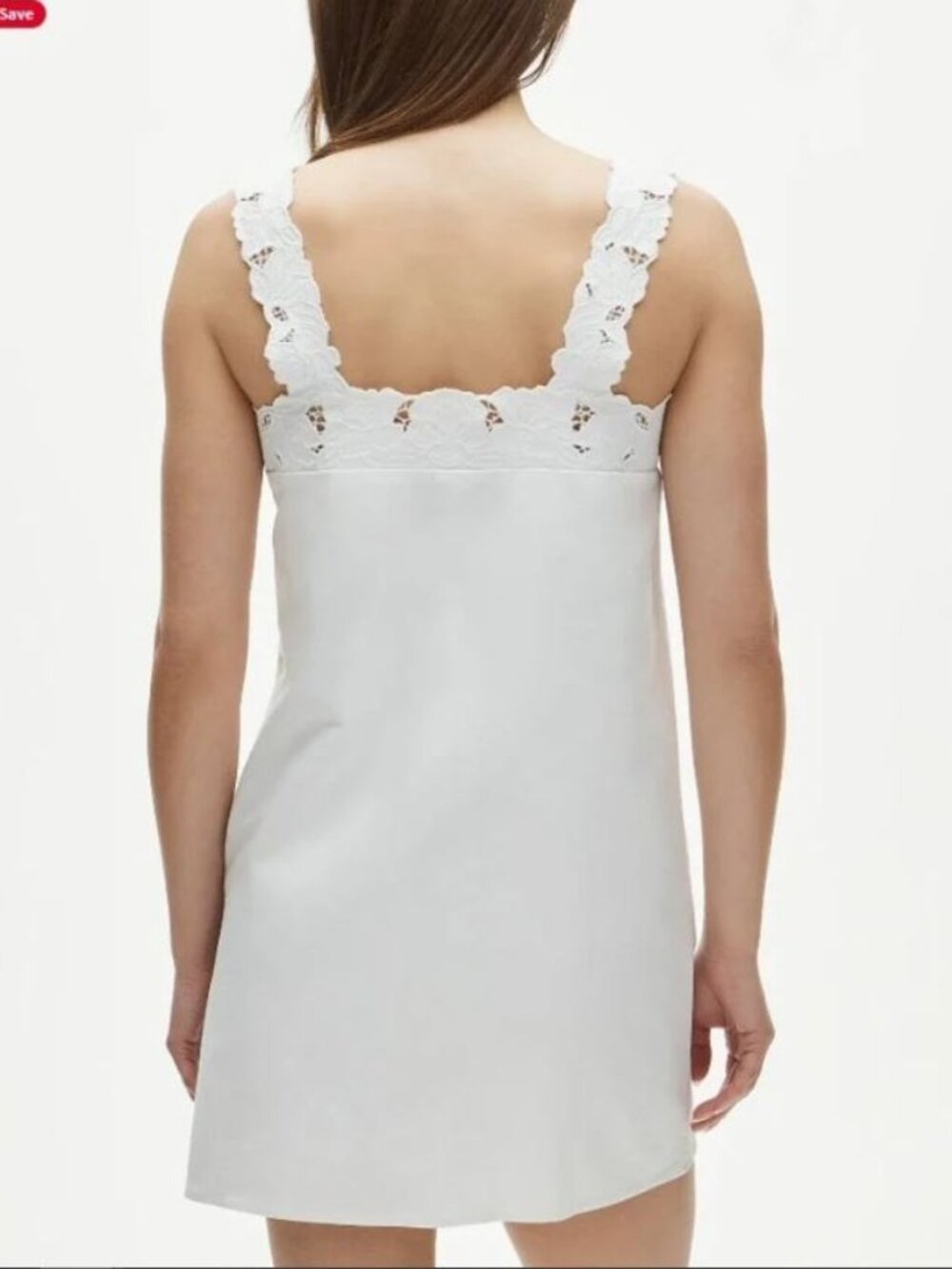 NEW J. Crew White Mini Dress  Medium Size Ondine Cotton Lace Trim